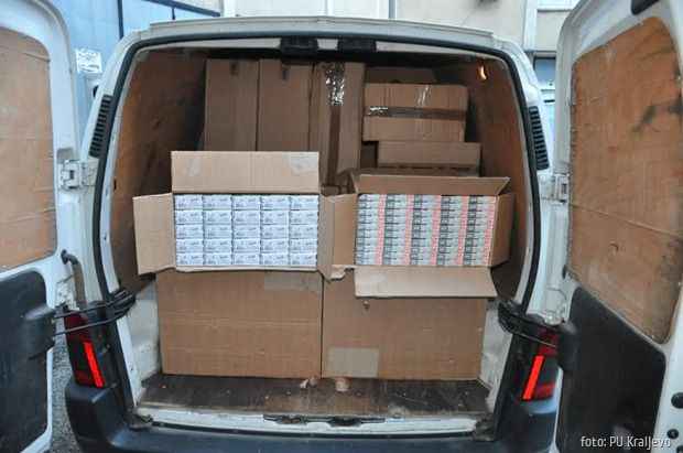 Kombi oduzete cigarete