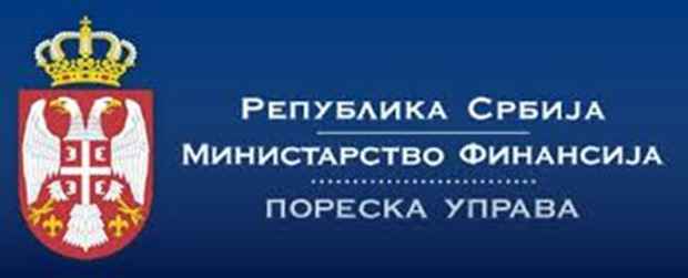 Poreska uprava tabla plava Poreska uprava tabla plava