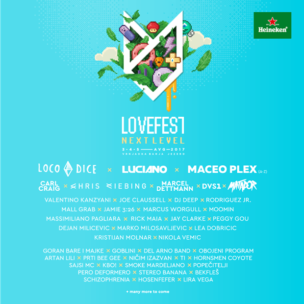 Lovefest Live Stage_Line up 2017