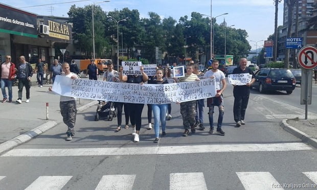 Protestna šetnja porodice pokojnog Miloševića