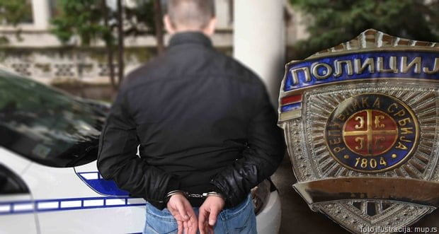 Hap&scaron;enje osumnjičenog mup.rs 1