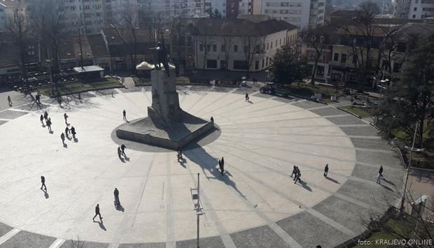 Kraljevo trg 2 mart 2021