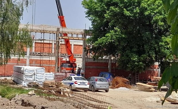 Nesreća gradili&scaron;te O&Scaron; Svet Sava 22 jun 2021 2