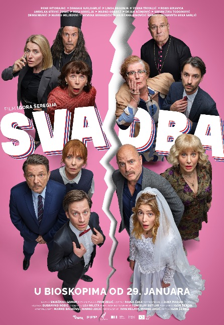 "SVADBA" I DALJE U BIOSKOPU KVART » Kraljevo Online Do 18.02. od 18:00 - u 3D formatu, od 19.02. do 25.02. od 18:00 - u 2D formatu. Žanr: animirani, komedija, avantura, sinhronizovano, u 2D i 3D formatu. Trajanje: 100 minuta. Režija: Tyree Dillihay, Adam Rosette. Scenario: Aaron Buchsbaum, Teddy Riley, Chris Tougas. Uloge: Vukašin Jovanović, Đurđina Radić-Djix, Srđan Timarov, Branislav Platiša, Nataša Marković, Jovana Ivanović – Ančićka, Vladimir Petrović, Marko Kon, Miloš Vlalukin, Predrag Popović – Pop, Milan Kalinić, Kristina Jovanović – Kika, Đorđe Ćulafić – Džordži, Sava Petrović, Nikola Jelkić – Mikri, Tea Puharić.