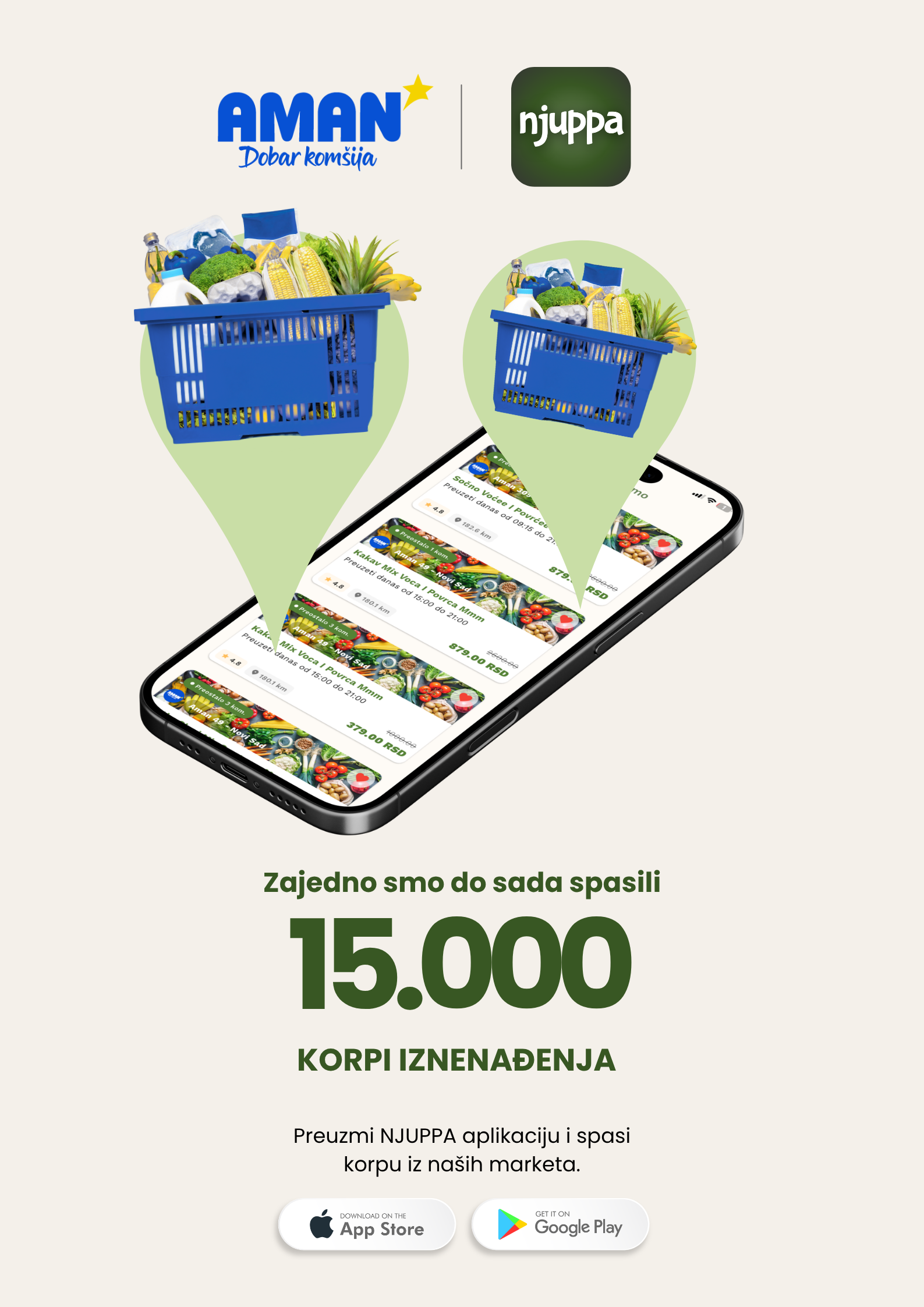 AMAN DOBAR KOMŠIJA » Kraljevo Online Prema poslednjem dostupnom izveštaju Programa Ujedinjenih nacija za životnu sredinu (UNEP) iz 2025. godine, u svetu se godišnje baci oko 1,05 milijardi tona hrane, što je oko 19% hrane dostupne potrošačima. Sektor maloprodaje u ukupnom otpadu hrane učestvuje sa 12%. Istraživanje sprovedeno po UNEP metodologiji pokazalo je da se u Srbiji baca oko 780.000 tona hrane godišnje, odnosno oko 108 kg po stanovniku.