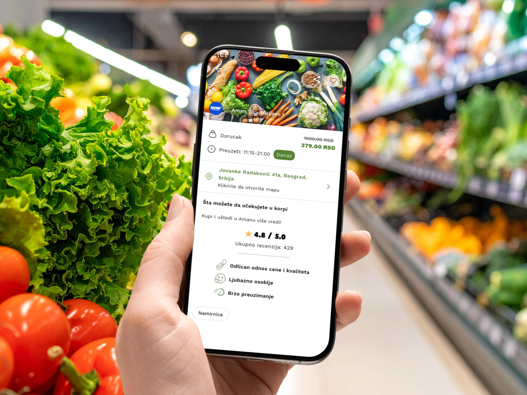 AMAN DOBAR KOMŠIJA » Kraljevo Online Prema poslednjem dostupnom izveštaju Programa Ujedinjenih nacija za životnu sredinu (UNEP) iz 2025. godine, u svetu se godišnje baci oko 1,05 milijardi tona hrane, što je oko 19% hrane dostupne potrošačima. Sektor maloprodaje u ukupnom otpadu hrane učestvuje sa 12%. Istraživanje sprovedeno po UNEP metodologiji pokazalo je da se u Srbiji baca oko 780.000 tona hrane godišnje, odnosno oko 108 kg po stanovniku.