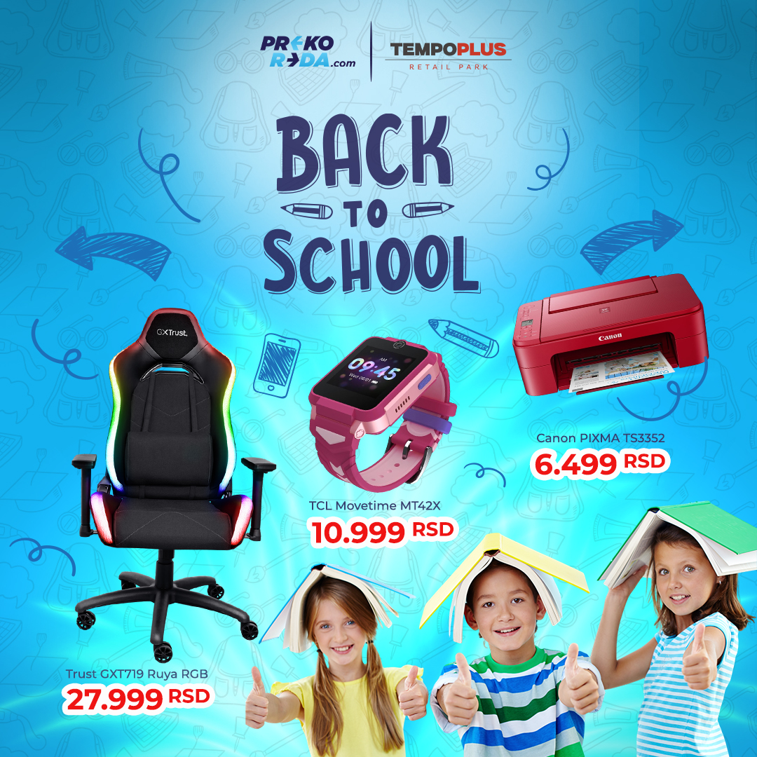 TEMPO PLUS - BACK TO SCHOOL AKCIJA » Kraljevo Online Nova školska godina je pred vratima, a Tempo Plus Retail Park spremio je sve što je potrebno za bezbrižan i povoljniji početak škole i vrtića. U okviru „Back to School“ akcije, koja traje od sredine avgusta do sredine septembra, posetioce očekuju velika sniženja u prodavnicama, ali i bogat zabavni program za celu porodicu.
